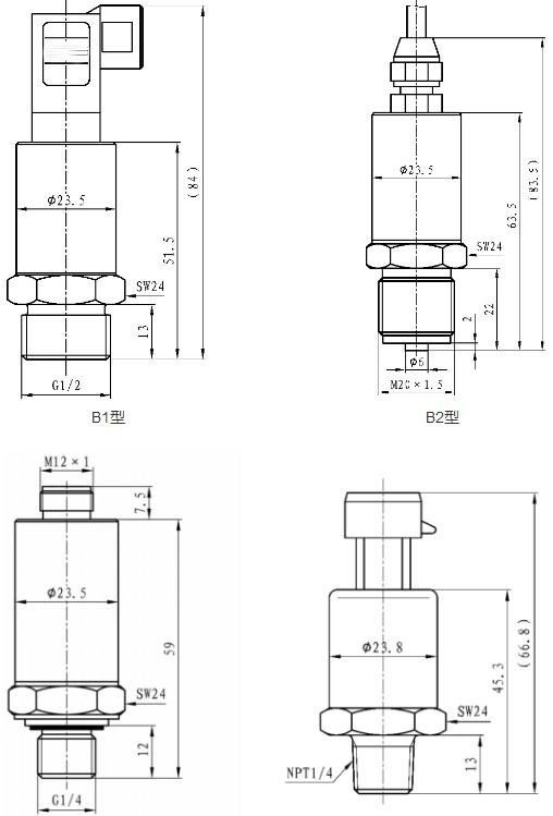 小巧型压力变送器(图1)